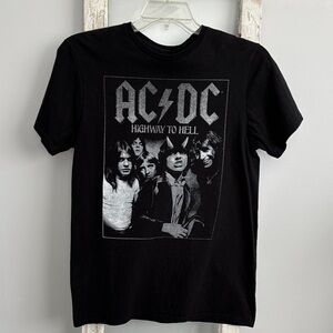 AC/DC Black Graphic 'Highway to Hell' Band Tee